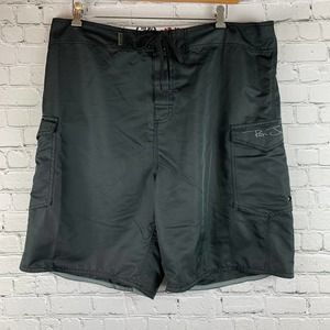 Ron John Board Shorts  Dark Gray